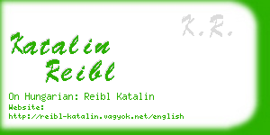 katalin reibl business card